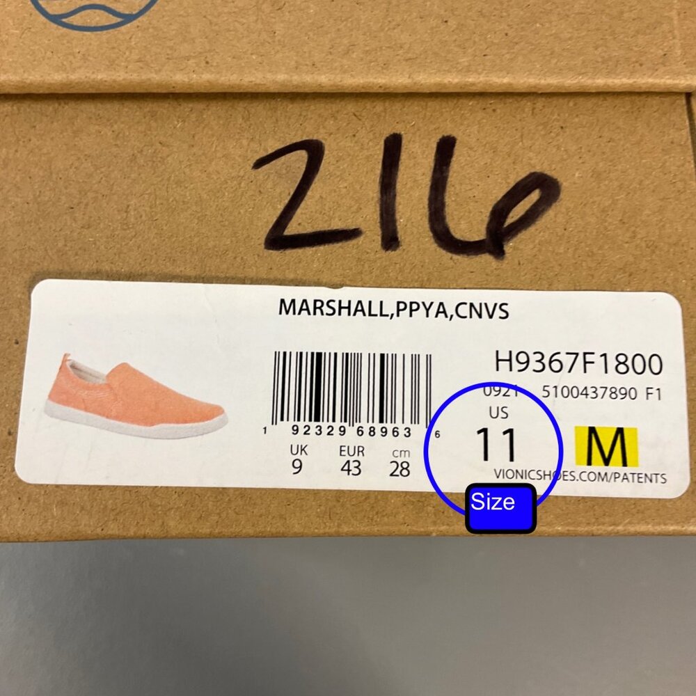 Vionic Beach Womens Marshall Canvas Laceless Slip-on Sneakers Size 11M - Picture 13 of 13